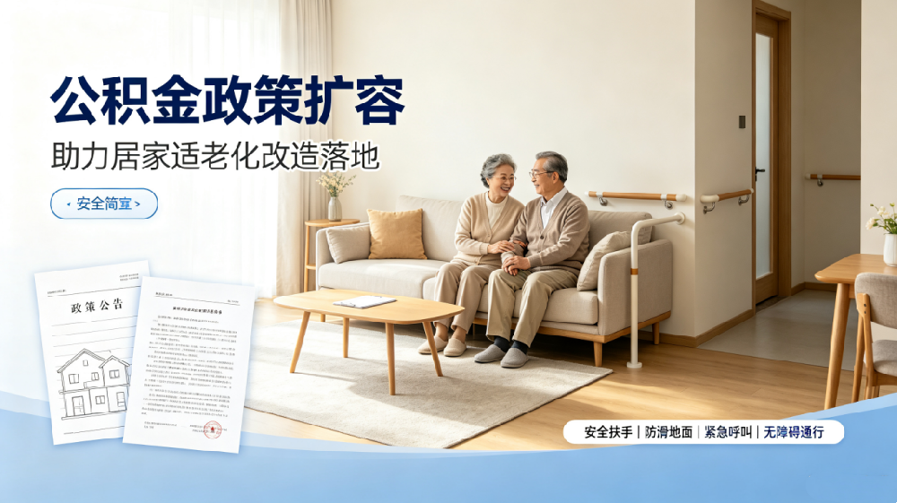 多地公积金政策扩容，助力居家适老化改造落地，医养产业迎来新机遇