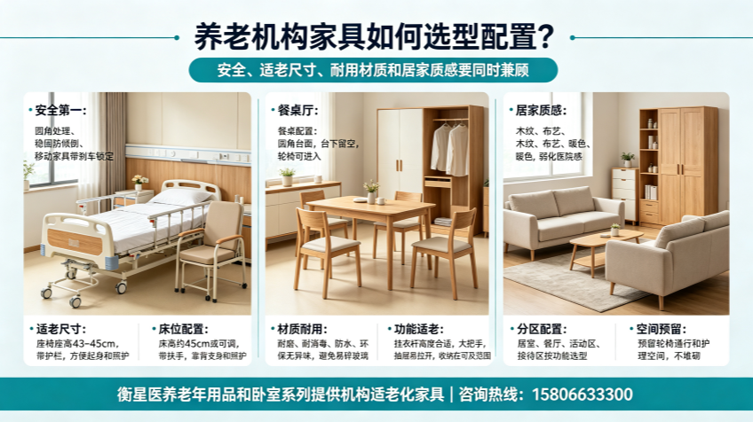 养老机构家具如何选型配置？