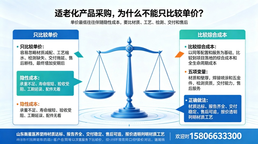 适老化产品采购，为什么不能只比较单价？