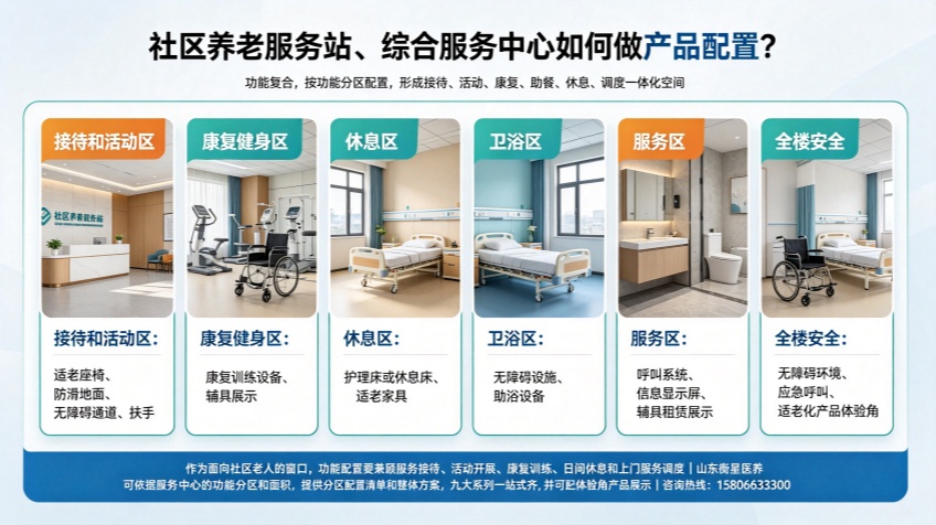 社区养老服务站、综合服务中心如何做产品配置？